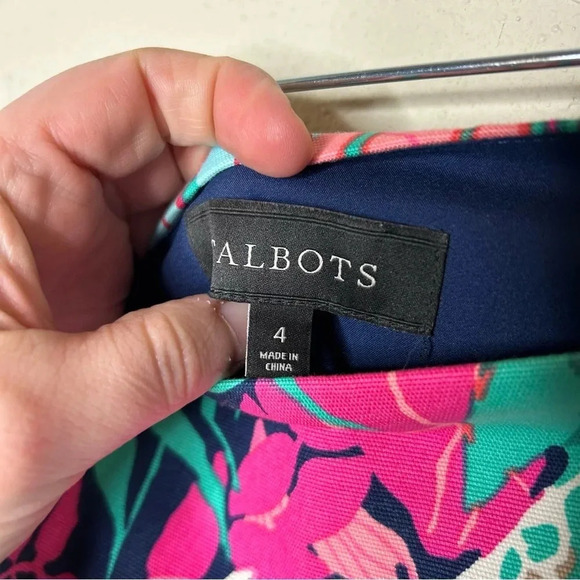 Talbots Tropical Skirt Size 4 - Picture 4 of 6